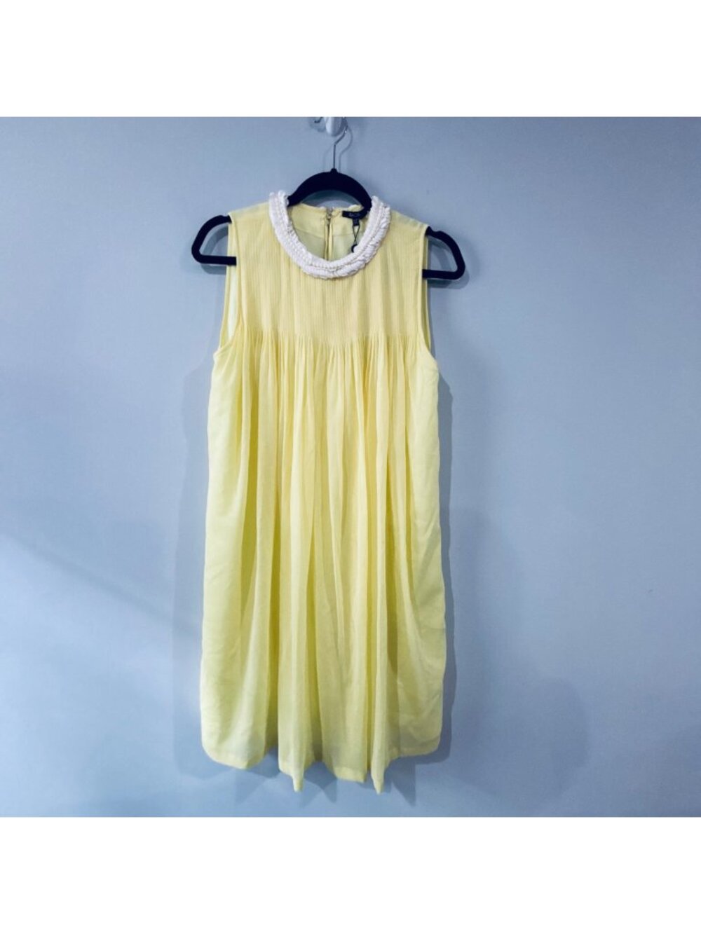 Raoul Beaded Yellow Carly Dress Size 8